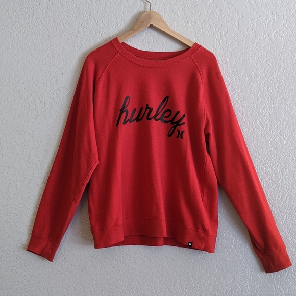 Classic Red Hurley Crew Neck - Picture 1 of 6